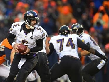 Flacco is back: Baltimore's QB has been close to his Superbowl-winning best.